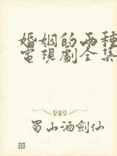 婚姻的两种猜想电视剧全集免费观看