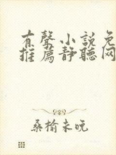 有声小说免费听推荐静听网