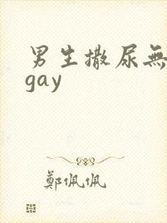 男生撒尿无遮挡gay