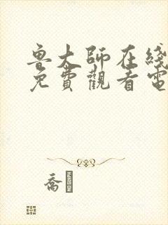 鲁大师在线影院免费观看电视剧最新