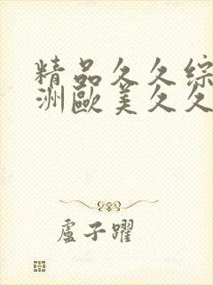 精品久久综合亚洲欧美久久封面