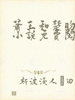 萧王和楚昀宁的小说免费阅读无弹窗封面