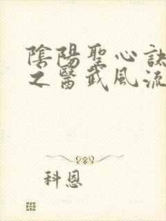 阴阳圣心诀都市之医武风流