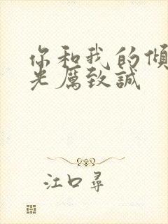 你和我的倾城时光厉致诚封面