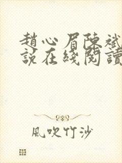 赵心眉陈斌的小说在线阅读