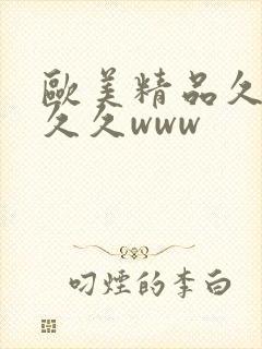 欧美精品久久久久久www