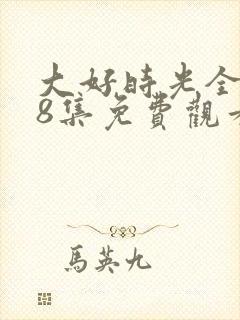 大好时光全集38集免费观看封面