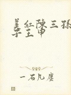 美红陈三孙倩东子王申封面