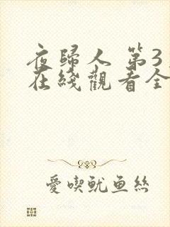 夜归人 第3季在线观看全集免费播放