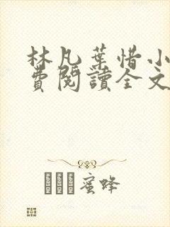 林凡叶惜小说免费阅读全文无弹窗