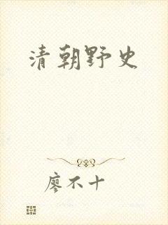 清朝野史