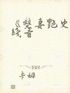 《双妻艳史》在线看