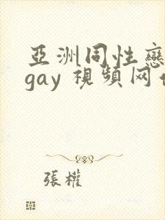 亚洲同性恋男 gay 视频网站