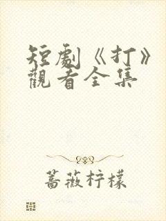 短剧《打》免费观看全集