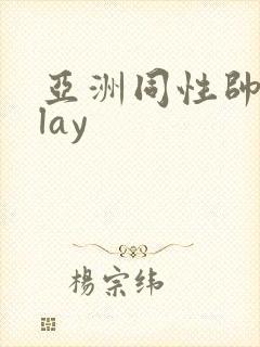 亚洲同性帅哥play