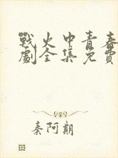 战火中青春电视剧全集免费观看封面