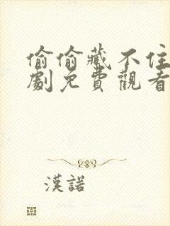 偷偷藏不住电视剧免费观看全集高清