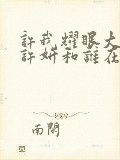 许我耀眼大结局许妍和谁在一起