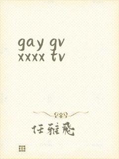 gay gv xxxx tv封面