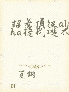 招惹顶级alpha后我逃不掉了笔趣阁封面