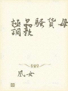 极品骚货母狗被调教