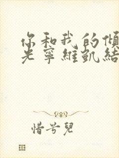 你和我的倾城时光宁维凯结局是什么