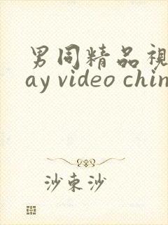 男同精品视频gay video chinese封面