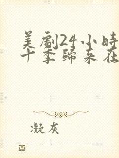 美剧24小时第十季归来在线看封面