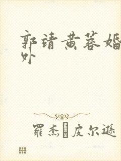 郭靖黄蓉婚后番外封面