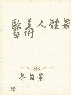 欧美人体最大胆艺术封面