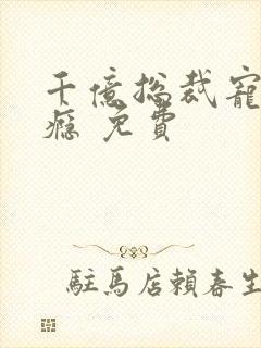 千亿总裁宠妻上瘾 免费