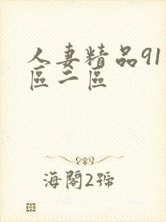 人妻精品91一区二区