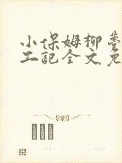 小保姆柳梦露打工记全文免费阅读笔趣阁封面
