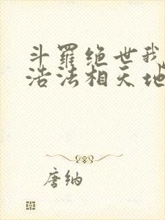 斗罗绝世我霍雨浩法相天地笔趣阁