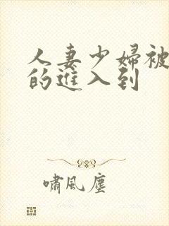 人妻少妇被猛烈的进入到