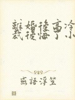 离婚后高冷女总裁后悔了小说阅读