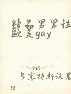 精品男男性行为欧美gay