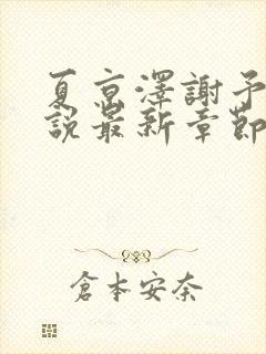 夏京泽谢予薇小说最新章节更新内容