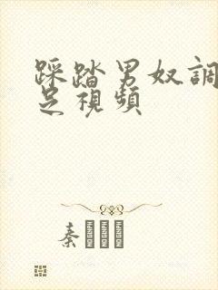 踩踏男奴调教恋足视频