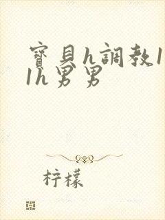 宝贝h调教1v1h男男