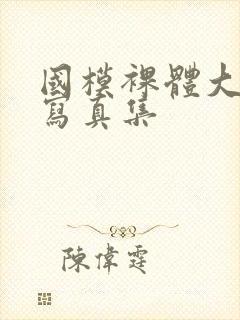 国模裸体大尺度写真集