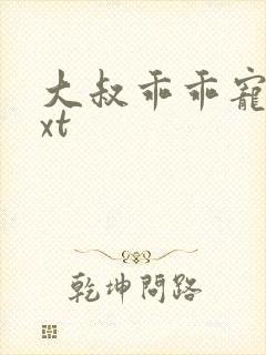 大叔乖乖宠我txt