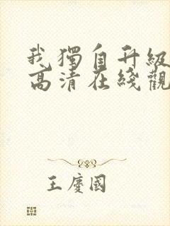 我独自升级动漫高清在线观看