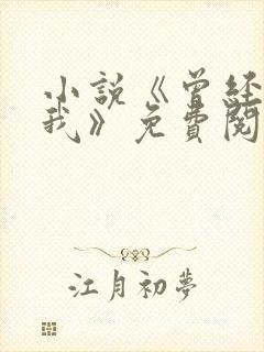 小说《曾经爱过我》免费阅读