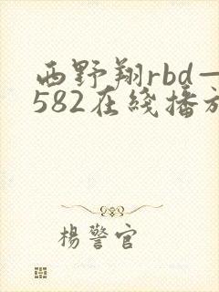 西野翔rbd—582在线播放封面