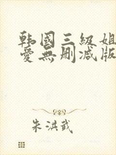 韩国三级姐姐的爱无删减版