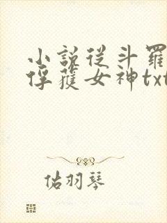 小说从斗罗开始俘获女神txt下载