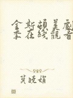 金斯顿美剧第一季在线观看