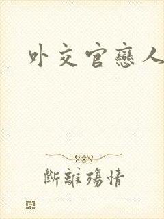 外交官恋人小说