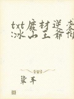 txt废材逆袭:冰山王爷倾城妃封面